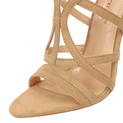 Elegant Gladiator High Heel Sandals for Women with Straps