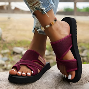 Women’s Orthopedic Comfort Slippers with Wide Strap