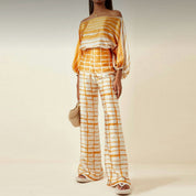 Elegant off-shoulder party jumpsuit with wide legs for women