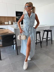 Mirella - Maxi denim dress