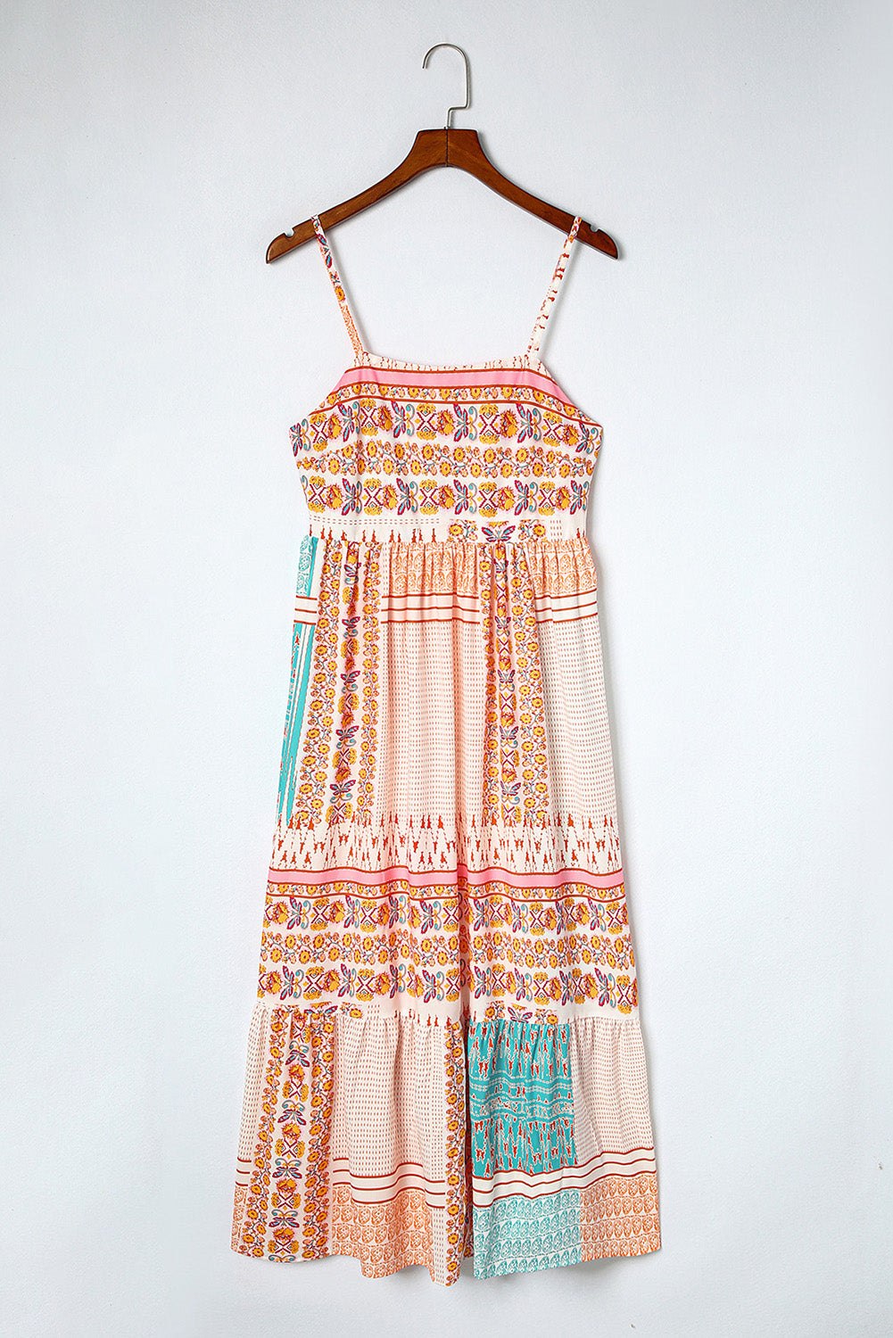 Talia - Boho Maxi Summer Dress with Spaghetti Straps