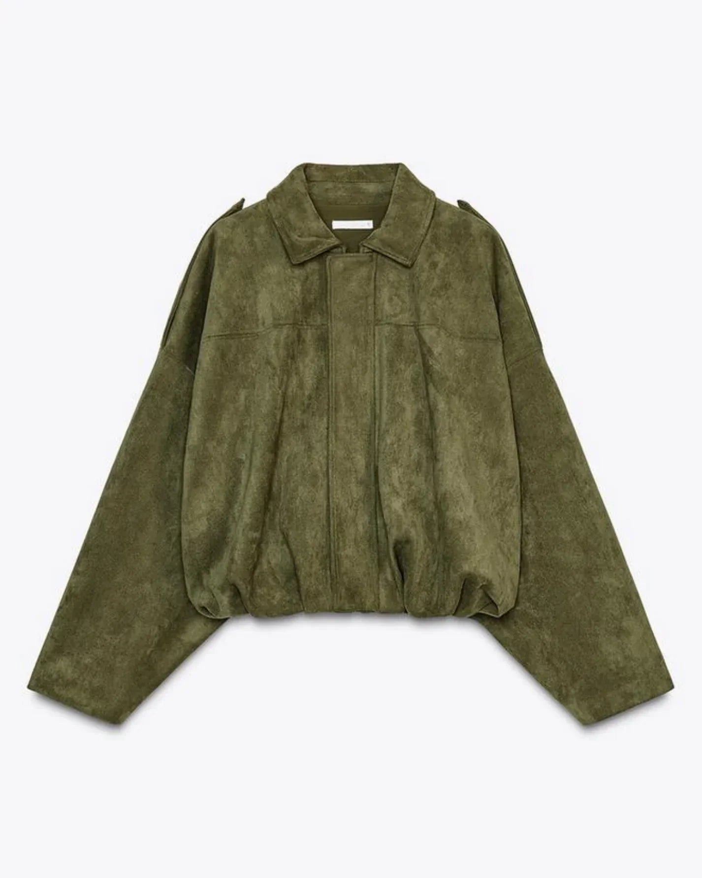 Women's Suede Oversized Warm Leather Jacket
