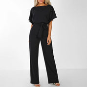 Jinte-Rose - Jumpsuit with bow detail