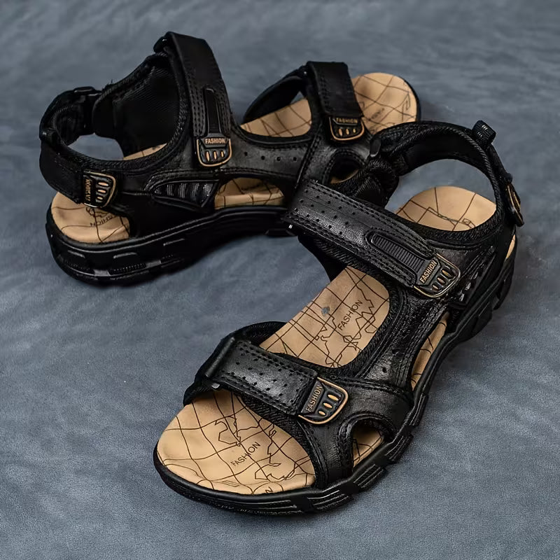 Orthopedic Outdoor Sandals with Adjustable Straps for Men