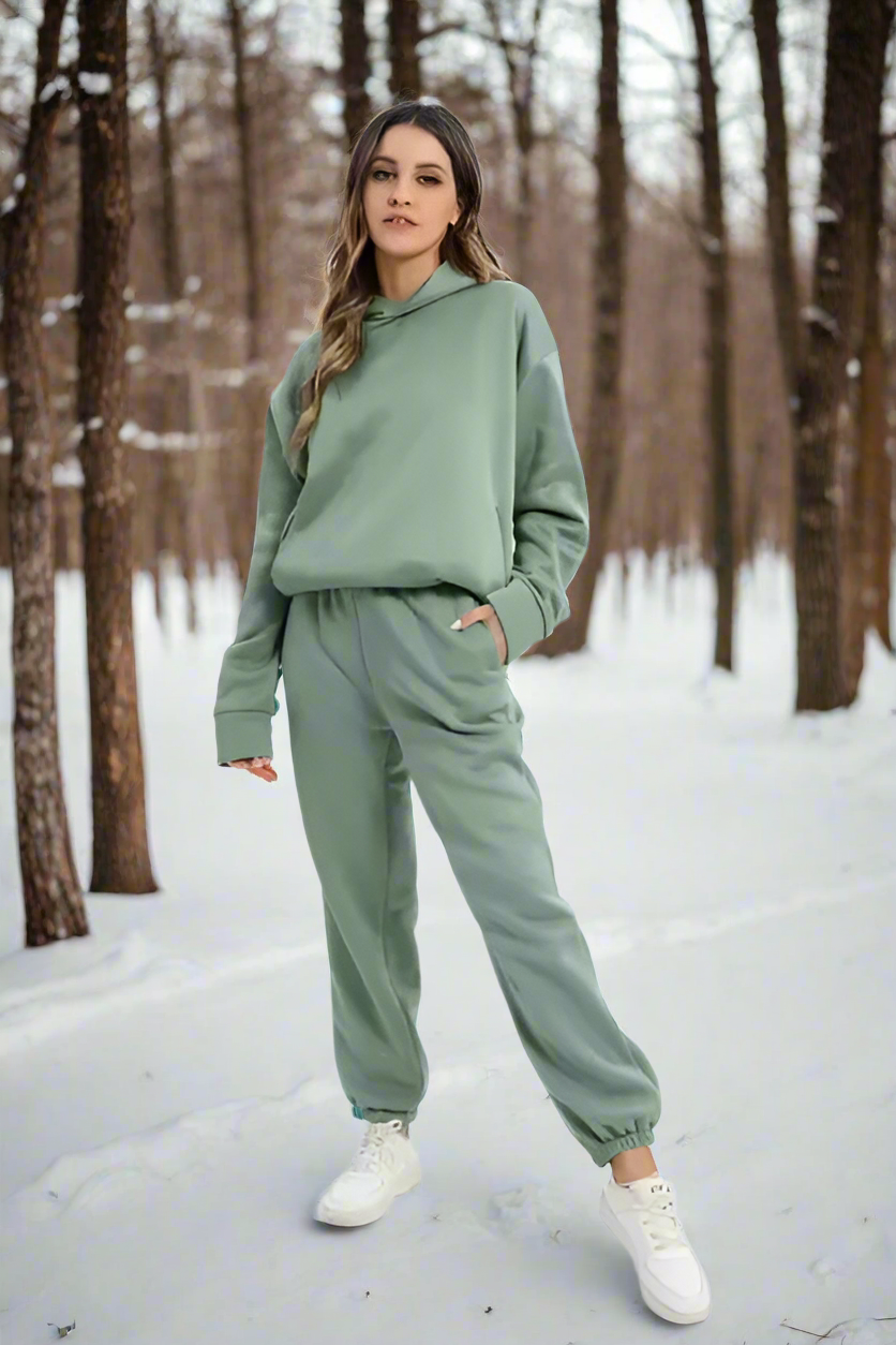 Tracksuit with Hoodie and Joggers for Women