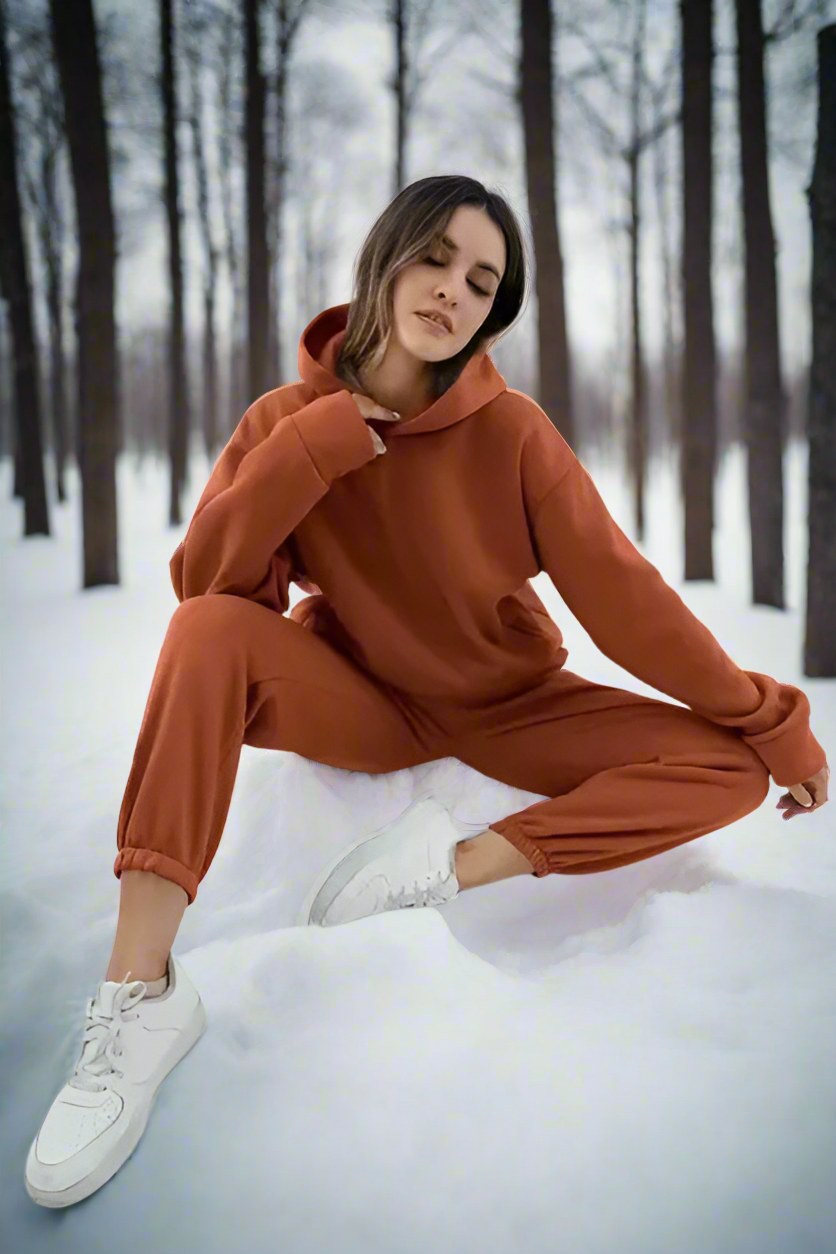 Tracksuit with Hoodie and Joggers for Women