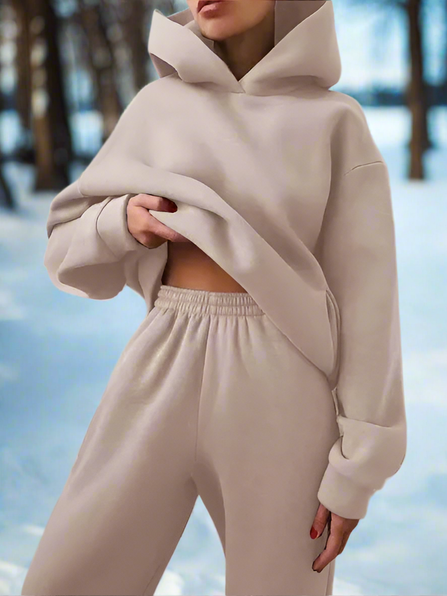 Tracksuit with Hoodie and Joggers for Women