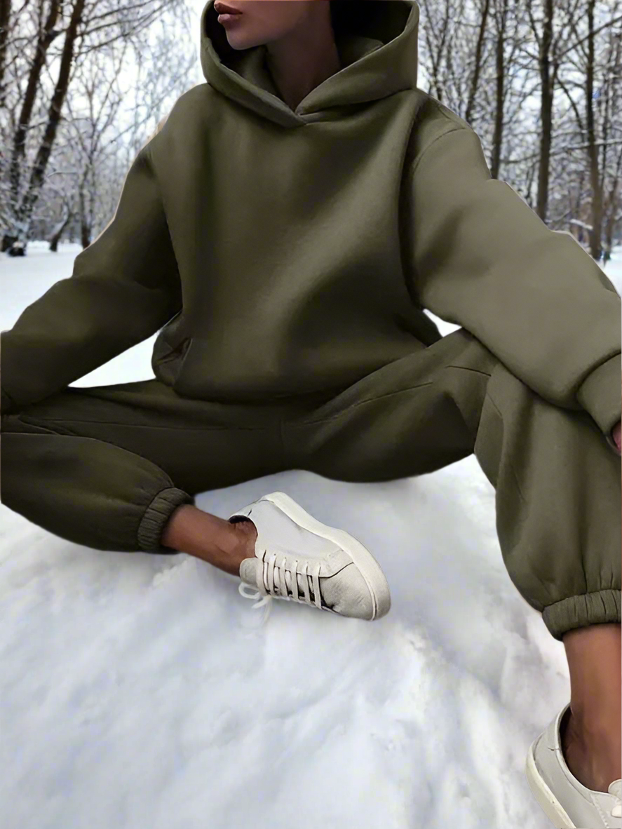 Tracksuit with Hoodie and Joggers for Women
