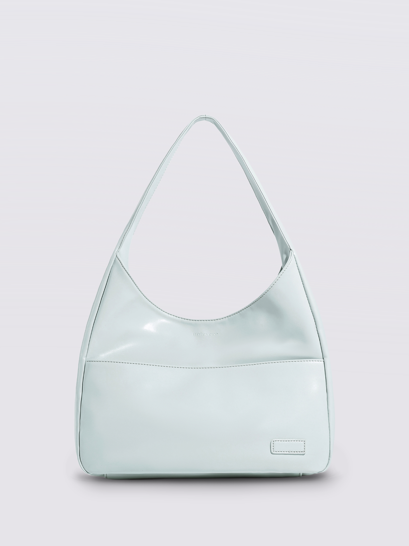 Minimalist Vegan Leather Hobo Shoulder Bag