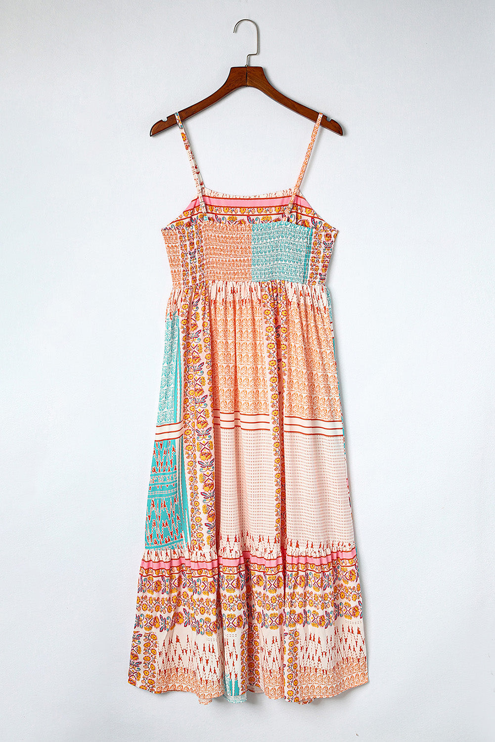 Talia - Boho Maxi Summer Dress with Spaghetti Straps