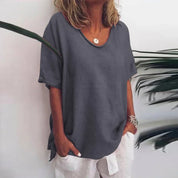 Oversized Comfort Shirt with Loose Fit for Women