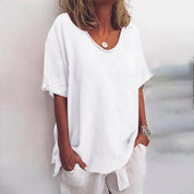 Oversized Comfort Shirt with Loose Fit for Women