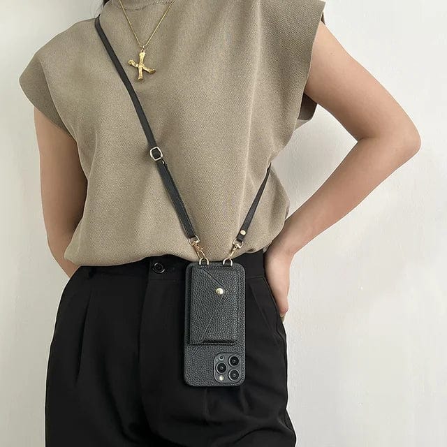 Luxury Women's Crossbody Phone Case with Card Holder