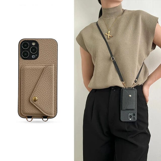 Luxury Women's Crossbody Phone Case with Card Holder