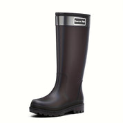 Trendy Waterproof Knee-High Non-Slip Rain Boots for Women