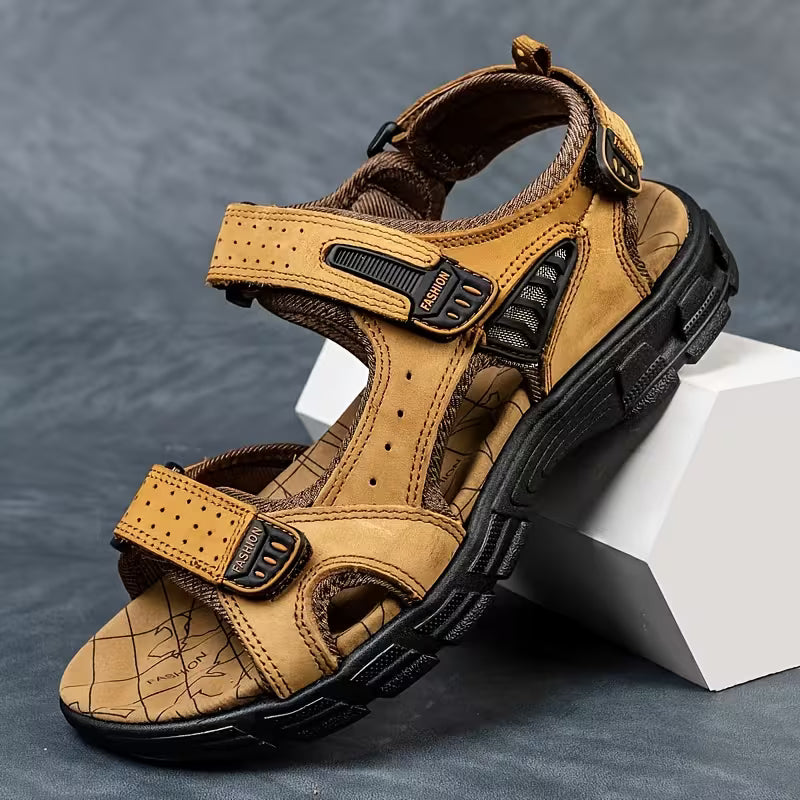 Orthopedic Outdoor Sandals with Adjustable Straps for Men