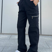 Comfortable Cargo Pants for Women with Elastic Waist
