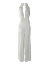 Elegant Women's Jumpsuit with Open Back and Halter Neck