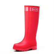 Trendy Waterproof Knee-High Non-Slip Rain Boots for Women
