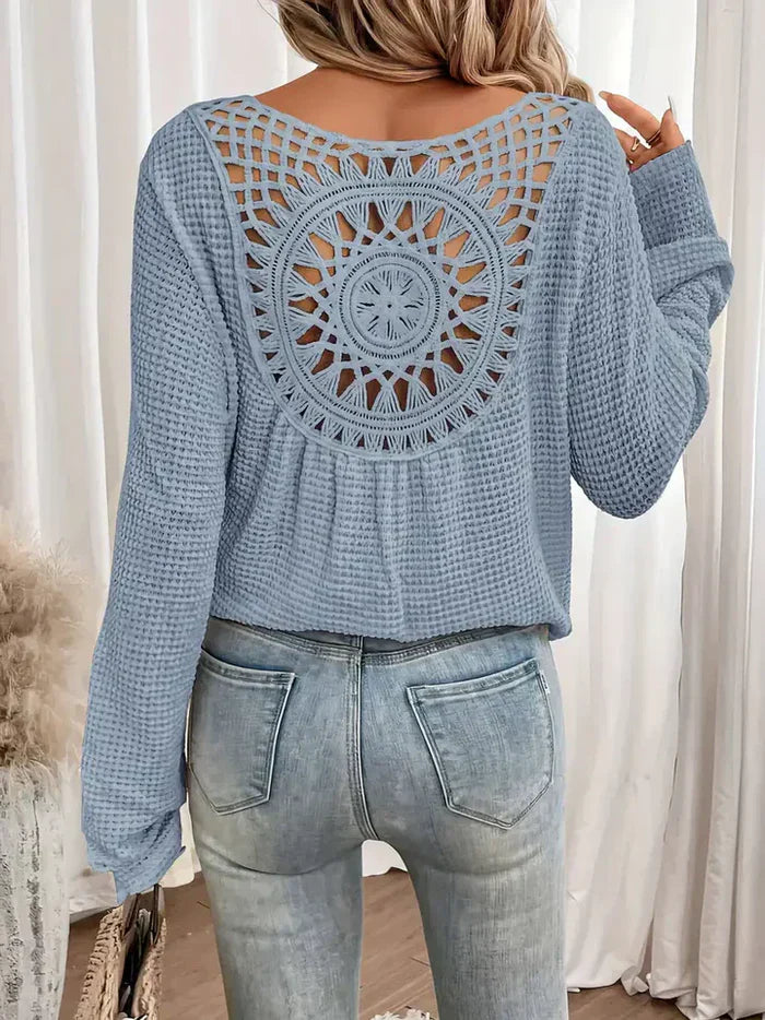 Chloé - Boho crocheted sweater