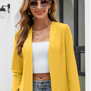 Business Elegant Women’s Open Blazer Without Closure