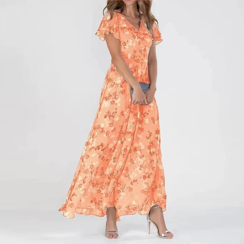 Glamorous Maxi Dress with Tummy Coverage for Women