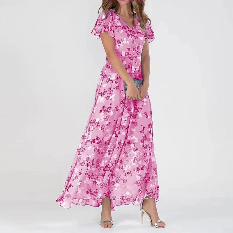 Glamorous Maxi Dress with Tummy Coverage for Women