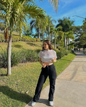 Wide-Leg Cargo Pants for Women with Pockets