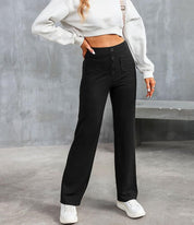 Stylish High-Waisted Wide-Leg Pants