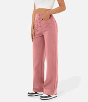 Stylish High-Waisted Wide-Leg Pants