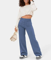 Stylish High-Waisted Wide-Leg Pants
