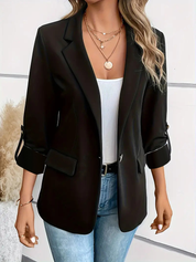 Fenna - Colored Blazer with Single Button