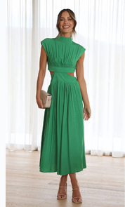 Noa - Maxi dress with stylish cut-out waist