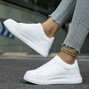 Lightweight Platform Sneakers with Laces for Women