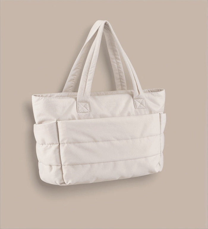 Trendy Women's Puffer Shoulder Bag with Spacious Comfortable Design