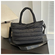 Trendy Women's Puffer Shoulder Bag with Spacious Comfortable Design