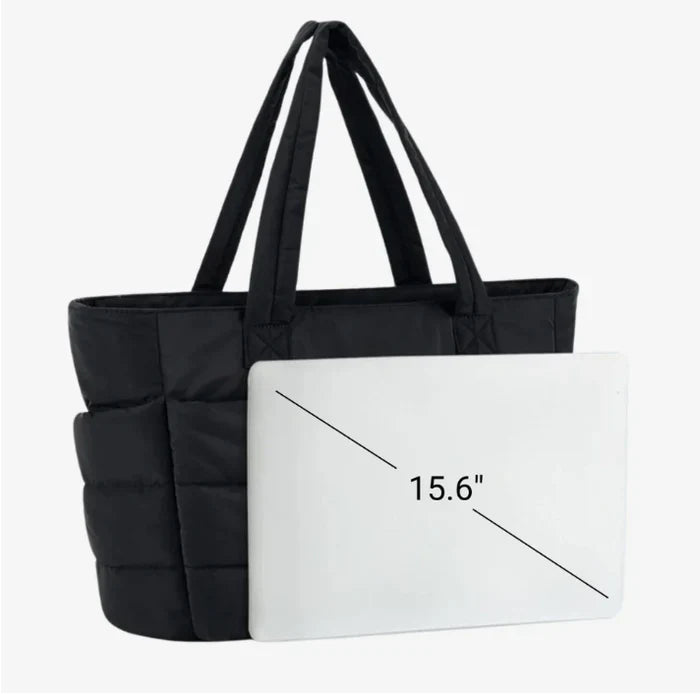 Trendy Women's Puffer Shoulder Bag with Spacious Comfortable Design
