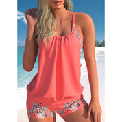 Stylish Tankini Set for Women with Loose Top and Shorts