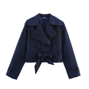 Lilia - Short Stylish Trench Coat