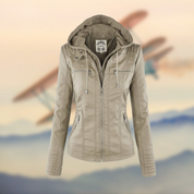 Elegant Tailored Women's Leather Biker Jacket