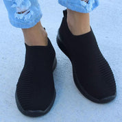 Comfortable Glitter Slip-On Sneakers for Women