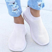 Comfortable Glitter Slip-On Sneakers for Women