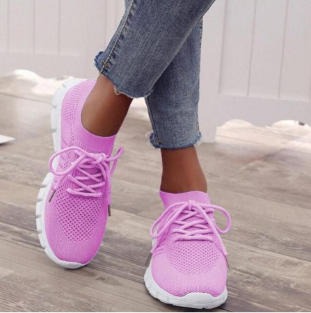 Comfortable Orthopedic Sneakers for Women with Slip-On Design