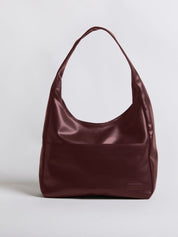 Minimalist Vegan Leather Hobo Shoulder Bag