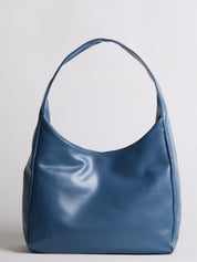 Minimalist Vegan Leather Hobo Shoulder Bag