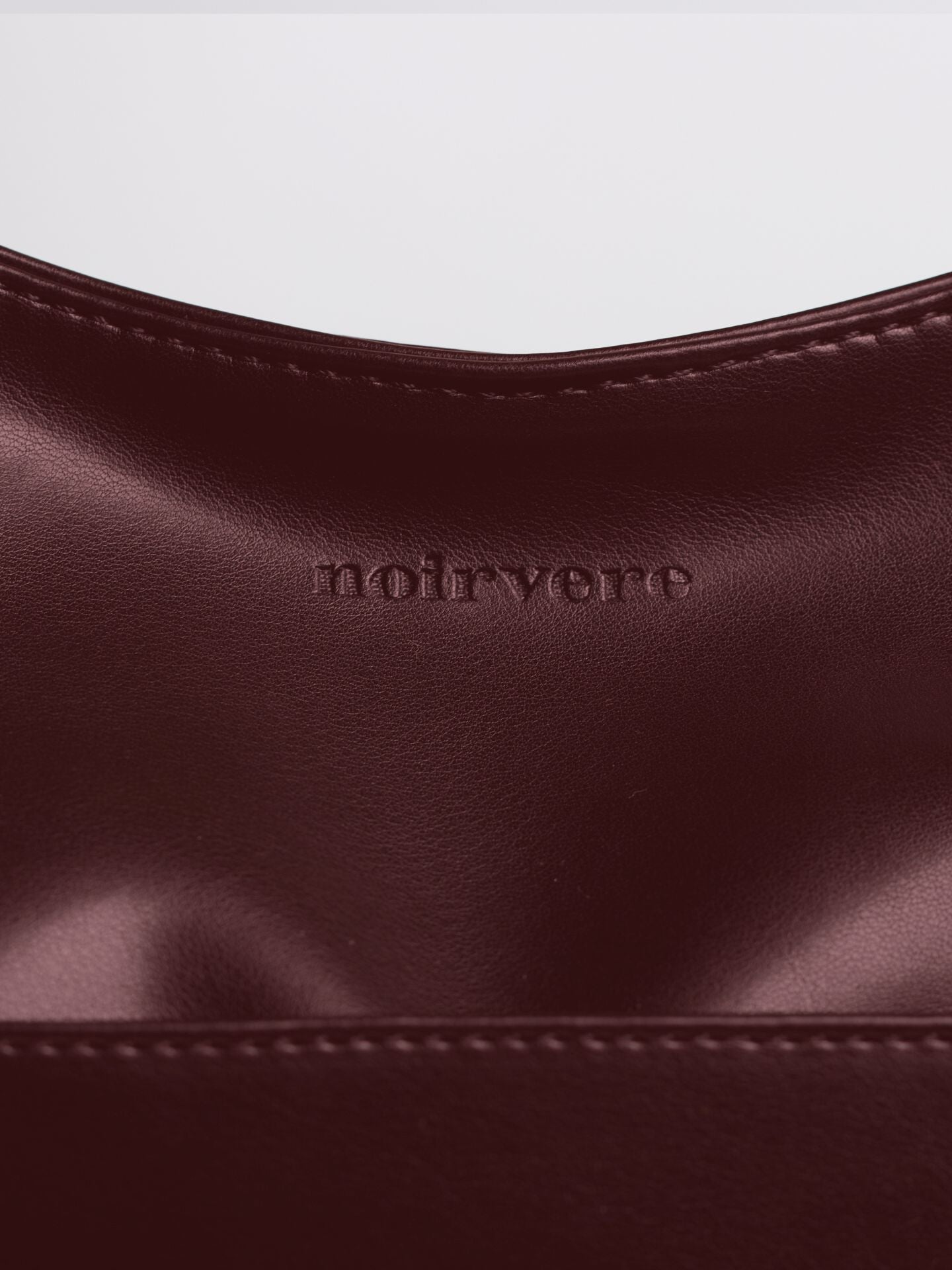 Minimalist Vegan Leather Hobo Shoulder Bag