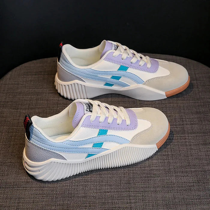 Retro Women's Sneakers with Orthopedic Comfort Fit