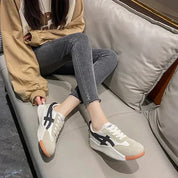 Retro Women's Sneakers with Orthopedic Comfort Fit