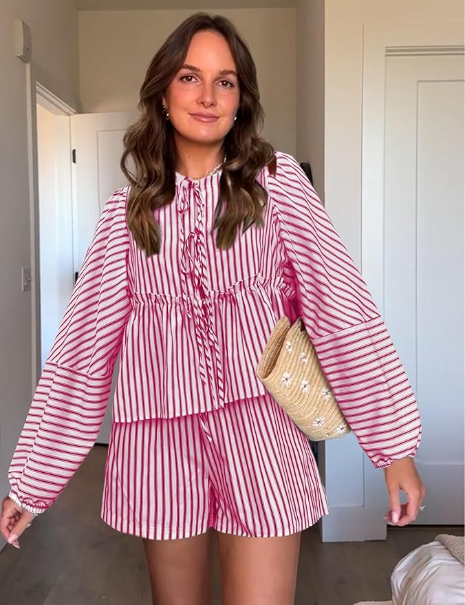 Selena - Summer sets with stripes