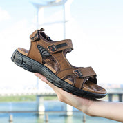 Orthopedic Outdoor Sandals with Adjustable Straps for Men